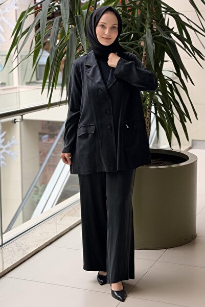 MISS DALIDA Missdalida Classic Wide Leg Cupro Trousers