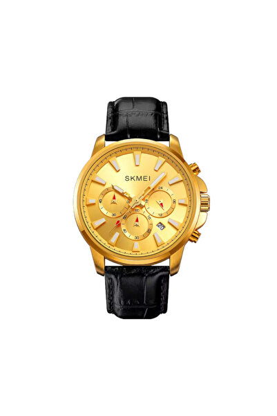 Skmei Aναλογικό ρολόι χειρός - - 2071 - Gold/Leather Black