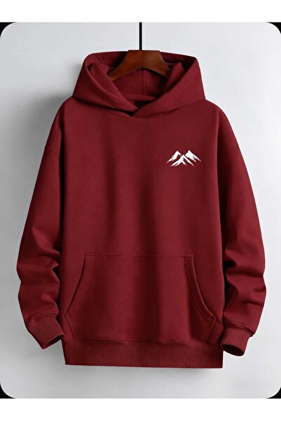 COHERENT Hanorac unisex pentru bărbați/femei MOUNTAIN, colorat, cu imprimeu p...