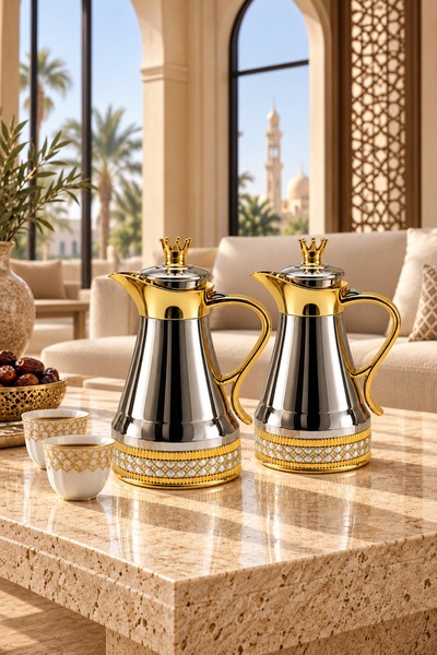 Generic Molloy Hospitality Silver and Gold Trumset and Crown Cover Set - Crys...