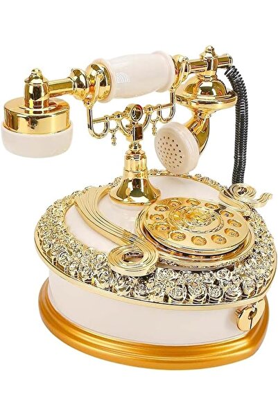 Yelajoy Musical Jewelry Box, Vintage Telephone Jewelry Box with Drawer, Heart...