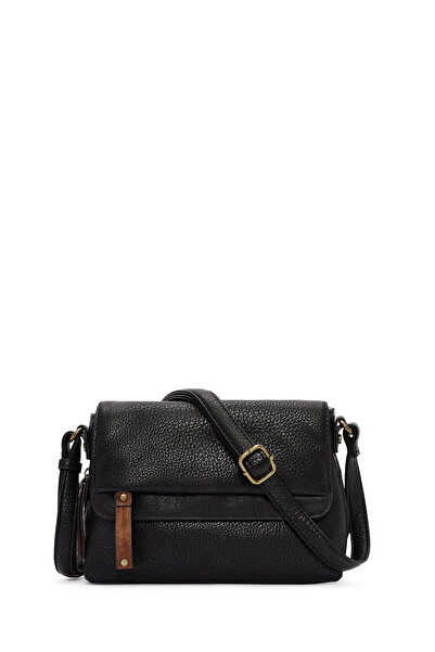 Derimod Women's Black Casual Crossbody Bag Wb100007Sf