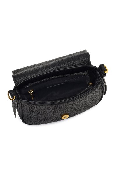 Derimod Women's Black Long Strap Crossbody Bag Wb100012Sf