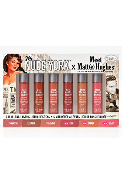 the balm TheBalm Matte Lipstick with a matte touch in multiple colors in 6 sh...