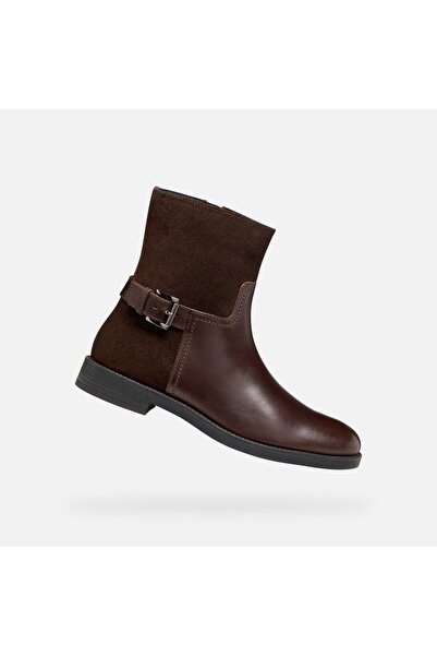Geox Esmeena - Botine de damă, maro închis # G015821