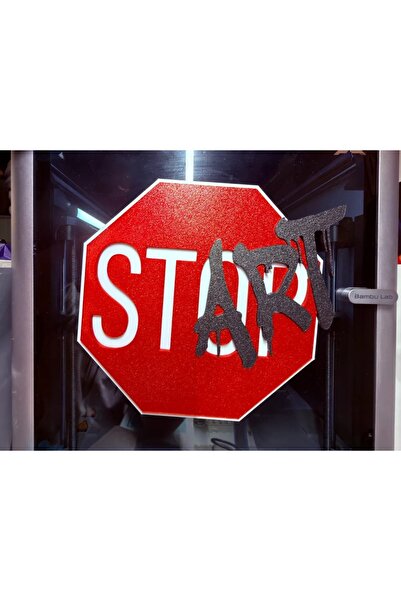 Genel Markalar Stop Trafik Levhası Duvar Dekoru - 20 cm Retro Oda, Garaj ve O...