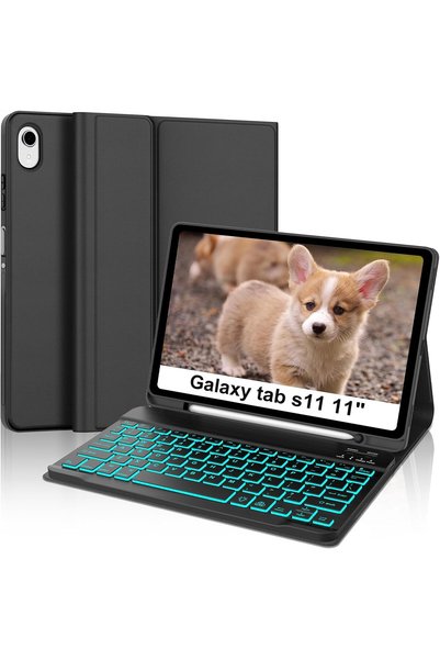 HYX Case with Keyboard for Samsung Tab S11 11 inch 2025, Wireless Bluetooth 7...