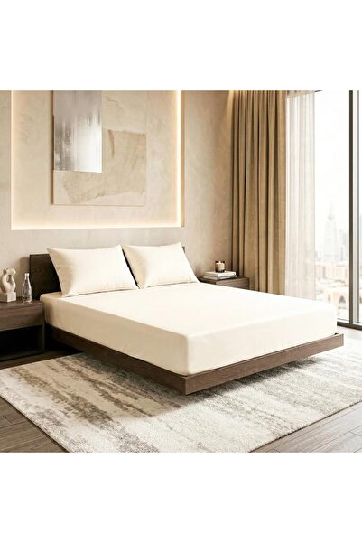 Master Home Textile MASTER Bedding Cotton Fitted Sheet Set, Fits 120 x 200 cm...