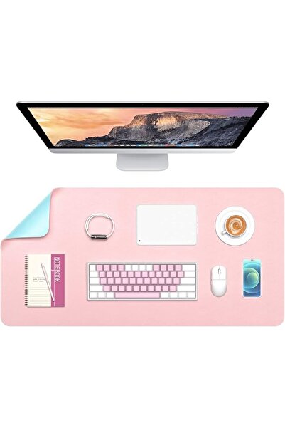 GENERAL Hsurbtra Desk Pad, 23.6" x 13.8" PU Leather Desk Mat, M Extended Mous...