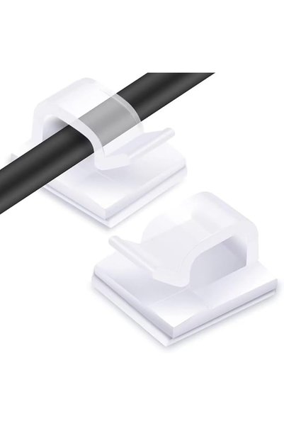 GENERAL 100 Adhesive Wire clamp with Strong Support, Office Desk Wire clamp, ...