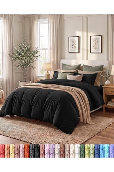 Utopia Bedding طقم غطاء لحاف كوين - 3 قطع مع 2 غطاء وسادة - من الميكروفايبر ا...