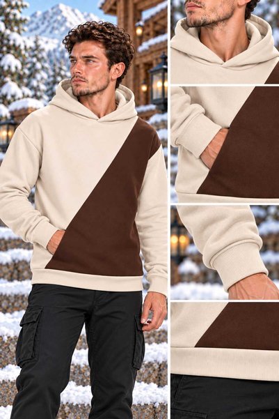 HUMAN LOVE New Design Men's Hooded Sweatshirt