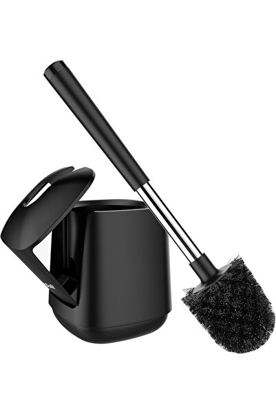 GENERAL SetSail Toilet Brush and Holder, Self Closing Lid Toilet Bowl Brushes...