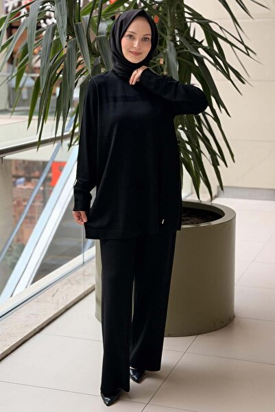 MISS DALIDA Missdalida Wide Leg Wide Leg Knitwear Trousers