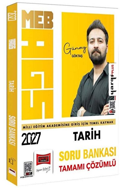 Yargı Yayınları Yargı 2027 MEB-AGS Tarih Soru Bankası Çözümlü - Günay Göktaş