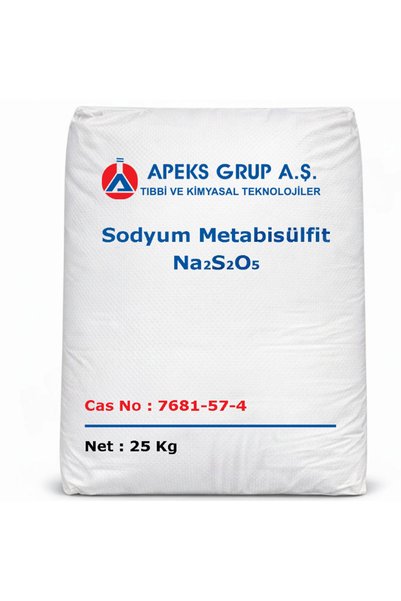 APEKS Sodyum Metabisülfit - Na2S2O5 - 25 Kg