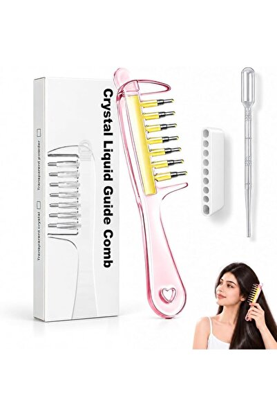 Generic Bonore Hair Oil Applicator Comb, Refillable Scalp Oil Comb with Rolle...