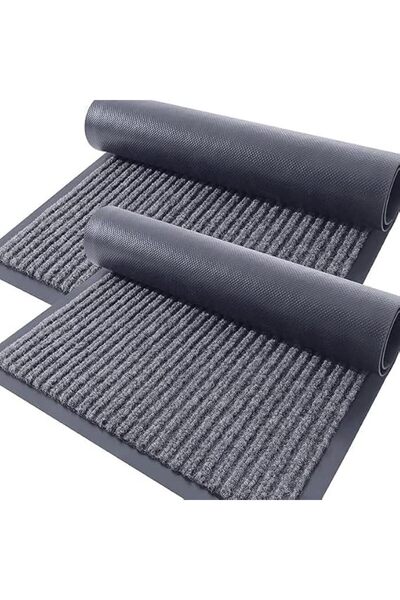 Paporich 2 Pack Front Door Mat Indoor Outdoor Entrance, 29.5 x 17 Inch Waterp...