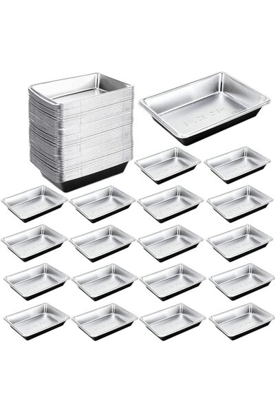 TERRIFI 100 Pcs Disposable Mini Dipping Sauce Bowls, Small Appetizer Plates f...