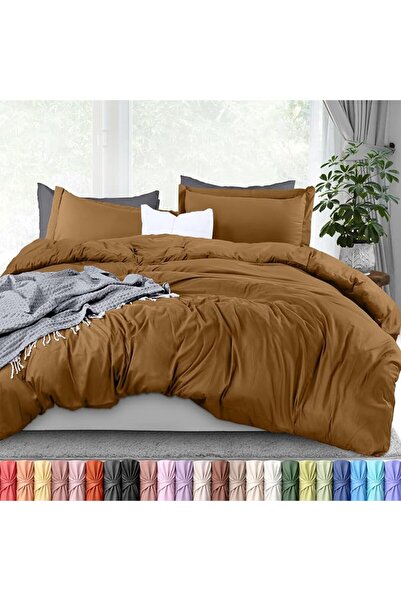 Utopia Bedding طقم غطاء لحاف كوين - 3 قطع مع 2 غطاء وسادة - من الميكروفايبر ا...