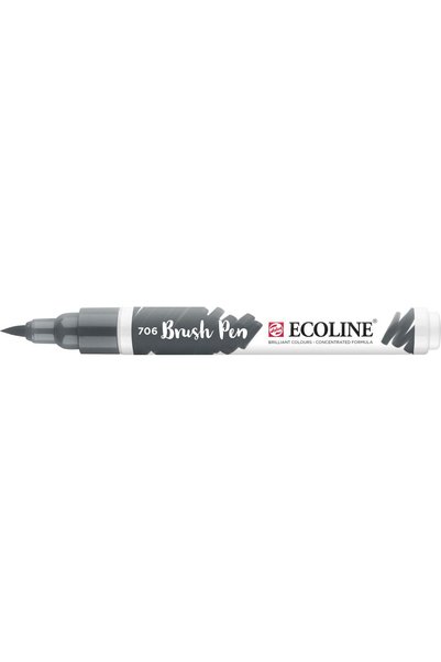 Genel Markalar Talens Ecoline Brush Pen Fırça Uçlu Kalem 706 Deep Grey 1 Adet