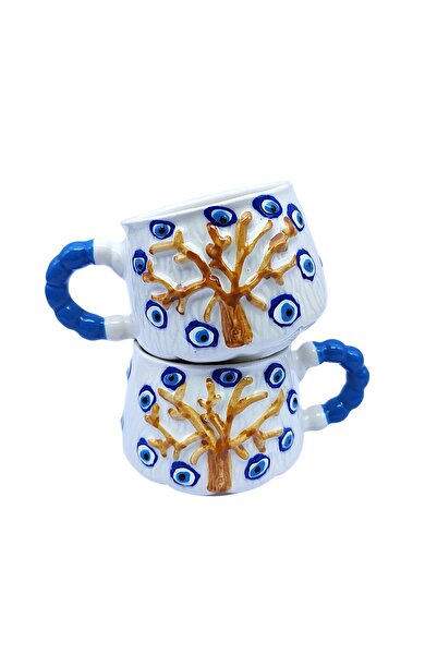 sharp&art Relief Pattern 15 Different Models 2-Piece Mug, Hand-Crafted, 2D 36...