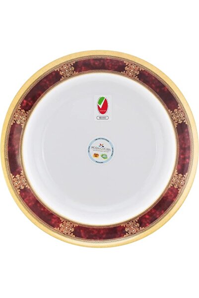 MODA CUCINA طبق دائري صغير من الميلامين باللون الأزرق الفاخر 19 سم معتمد من إ...