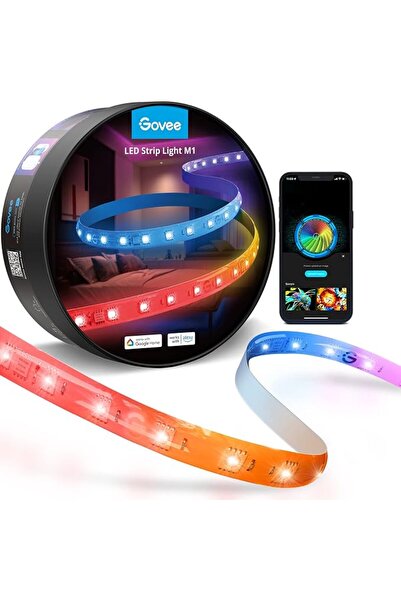 Govee أشرطة إضاءة LED RGBIC M1 مع تقنية Matter، أضواء LED بطول 16.4 قدم تعمل ...