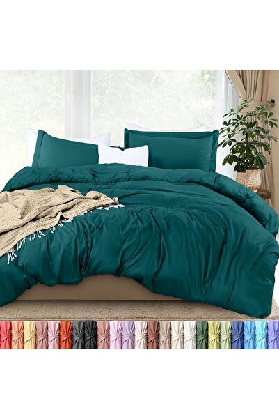 Utopia Bedding طقم غطاء لحاف كوين - 3 قطع مع 2 غطاء وسادة - من الميكروفايبر ا...