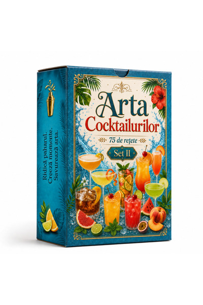 Legendary Gifts Arta Cocktailurilor – Setul II, 50 de carduri cu rețete de co...
