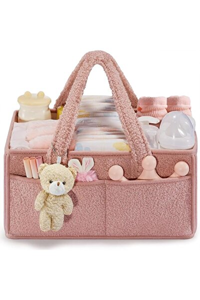LEFAFA Baby Diaper Caddy Organizer, Baby Caddy Organizer for Changing Table, ...