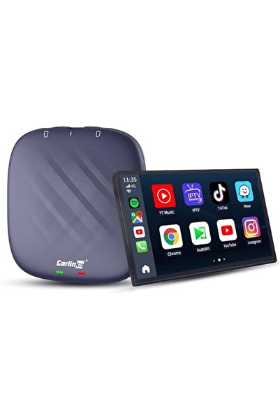 carlinkit صندوق أي بوكس برو: قم بترقية راديو سيارتك بنظام أندرويد 13، ذاكرة 4...