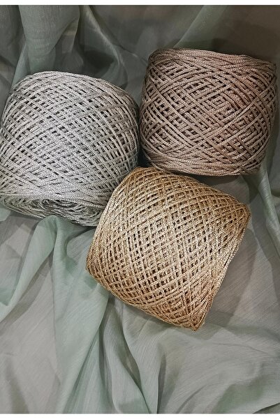 UMRA collection 1. Kalite 3mm 3'lü Polyester Makrome set (her biri 300gr 200-...