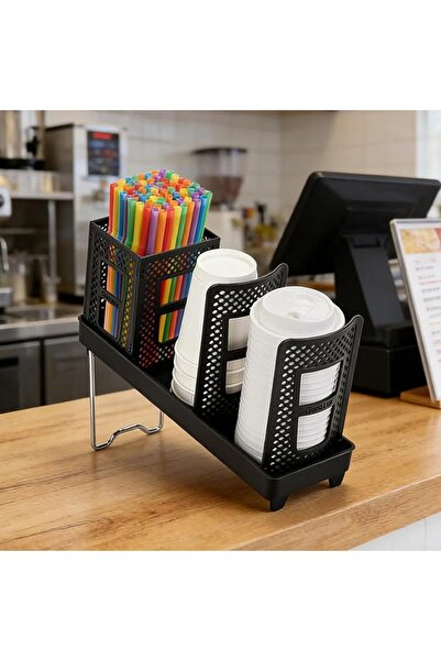 HQstrap Disposable Cup Dispenser, Single or Double Row, Cup Holder with Tilte...