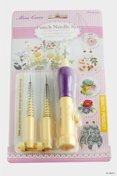 ZERO LAND CONCEPTA 3-Piece Punch Needle (212535) Set, Yellow