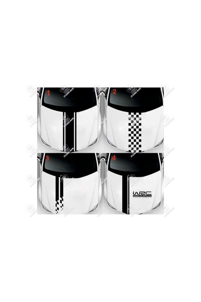 EYBA STİCKER Hood Stripe Sticker Hood Auto Sticker Stripe Car Sticker (418866...