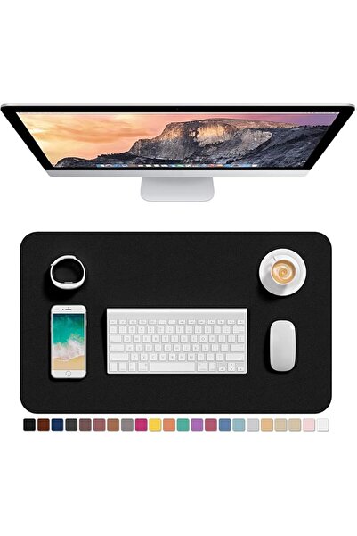 GENERAL Hsurbtra Desk Pad, 23.6" x 13.8" PU Leather Desk Mat, M Extended Mous...