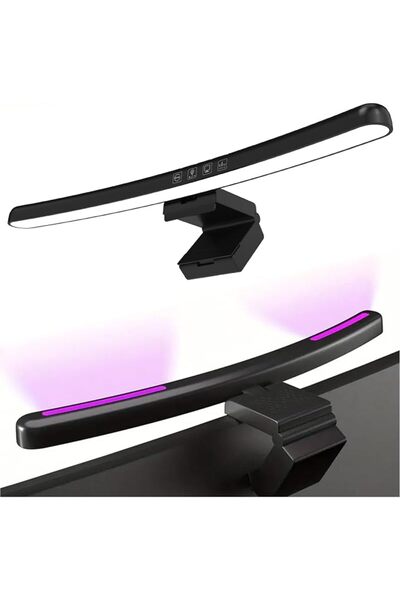 GENERAL Computer Monitor Light,Curved Monitor Light Bar with RGB Backlight,Du...