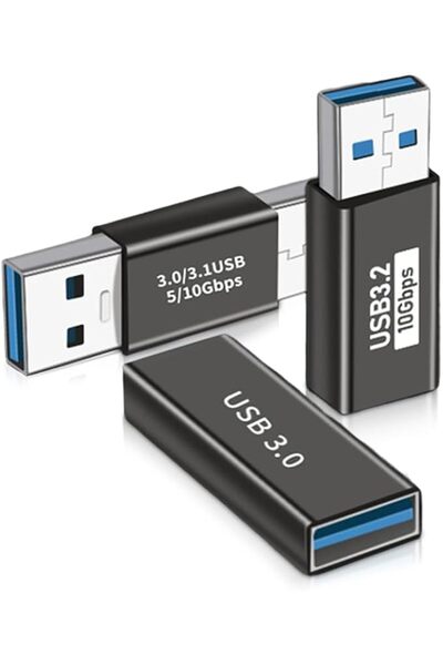 HASTHIP ® USB 3.0 Adapter Kit (3-Pack),5Gbps Data Transfer,USB A Female to Fe...