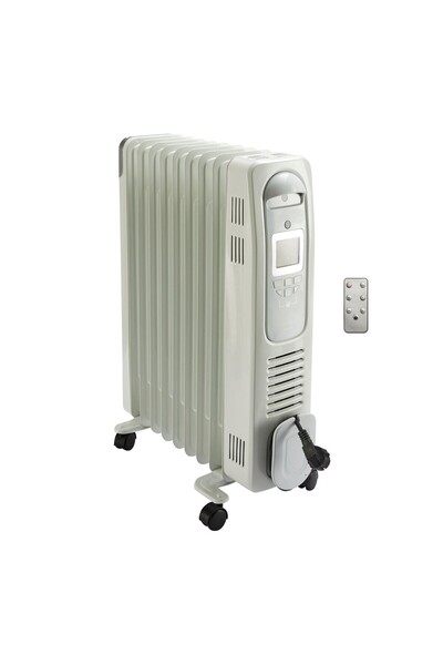 EQUATION Calorifer Electric pe Ulei, 2000 W, Afisaj Digital, Telecomanda, Ter...