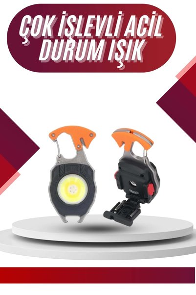 ARNEER 7 Modlu Mini Led Lamba Anahtarlık Usb Şarjlı Kamp İçin Taşınabilir