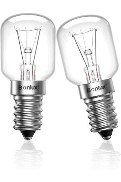 Bonlux مصابيح ملح 40 واط T25 E14 قابلة للتعتيم، مصابيح شفاط المطبخ E14، 300 °...