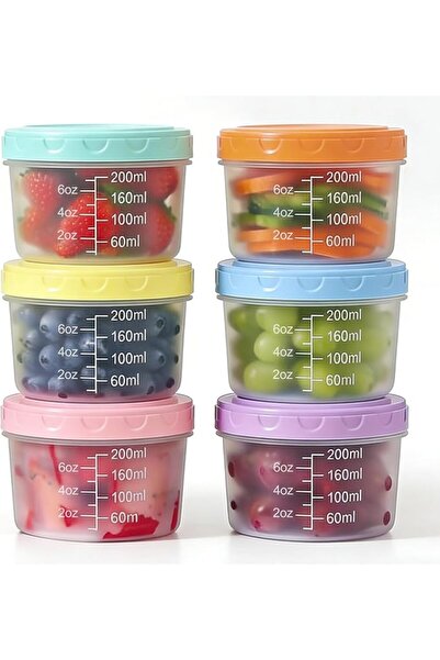 GENERAL Food Storage Containers with Lids, 6 Pack Airtight & Leakproof Contai...