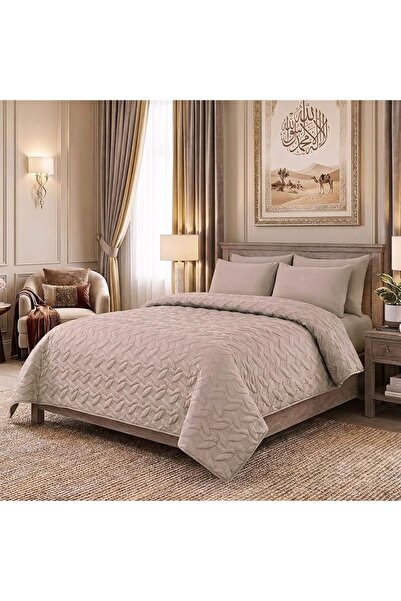 Master Home Textile MASTER Microfiber Plain Bedspread Set, Fits 120 x 200 cm ...
