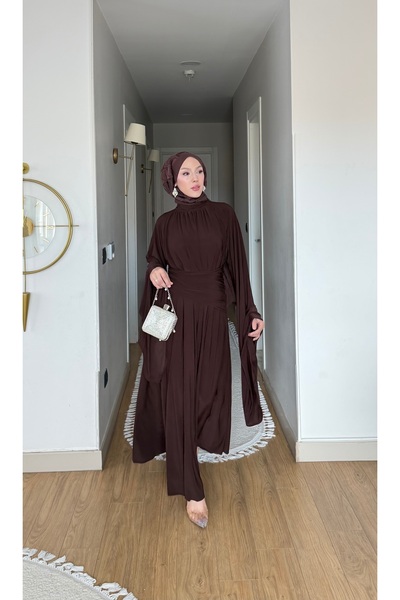 NİLNUR MODA Νέα σεζόν Γυναικείο φόρεμα Talia Sandy για ειδική περίσταση