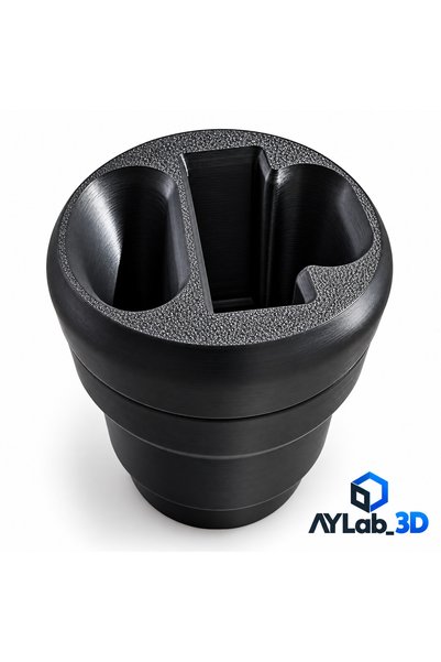 AYLAB3D IQOSILUMA Araç İçi Bardaklık Düzenleyici Organizer – Isıya Dayanıklı ABS 3D Baskı