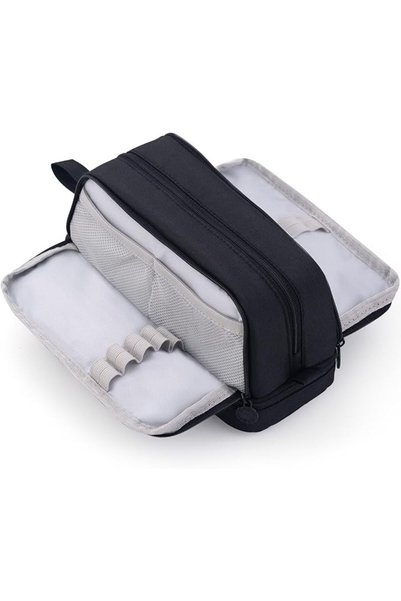 Cicimelon Large Capacity Pen Pencil Case with 4 Compartments, Multi-Slot Penc...