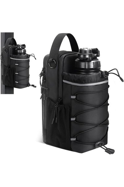 X SPRING Magnetic Gym Bag, 11x15x25cm Sports and Travel Carrier with Phone Po...