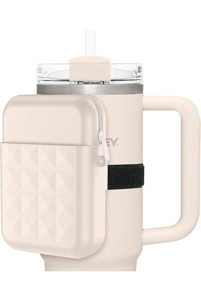 ALMEKAQUZ Water Bottle Pouch for Stanley Quencher Adventure 40oz & IceFlow 20...