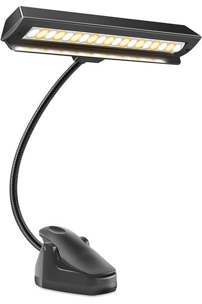 EXCEFORE Rechargeable Music Stand Light, Clip-On Piano Light for Musicians, 9...